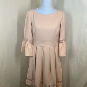 Eliza J Pink Long Sleeve Dress